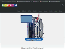 Tablet Screenshot of biostream-international.com